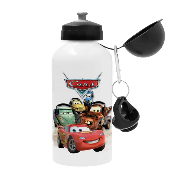 Αυτοκίνητα — Metal water bottle, White, aluminum 500ml