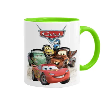 Αυτοκίνητα, Κούπα χρωματιστή βεραμάν, κεραμική, 330ml