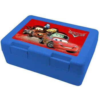 Αυτοκίνητα, Children's cookie container BLUE 185x128x65mm (BPA free plastic)