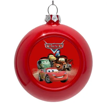 Αυτοκίνητα, Red Christmas tree ornament bauble 8cm