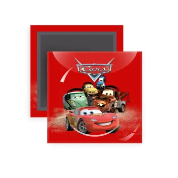 Αυτοκίνητα, Μαγνητάκι ψυγείου τετράγωνο διάστασης 5x5cm