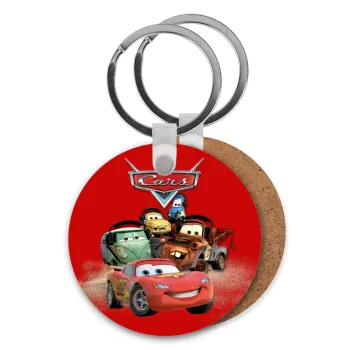 Αυτοκίνητα, Μπρελόκ Ξύλινο στρογγυλό MDF Φ5cm