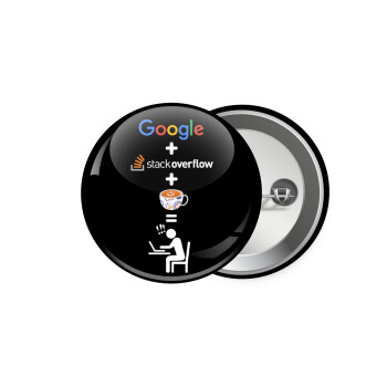 Google + Stack overflow + Coffee, Κονκάρδα παραμάνα 5.9cm