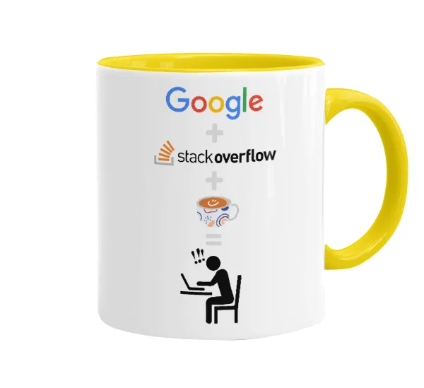 Google + Stack overflow + Coffee — 1