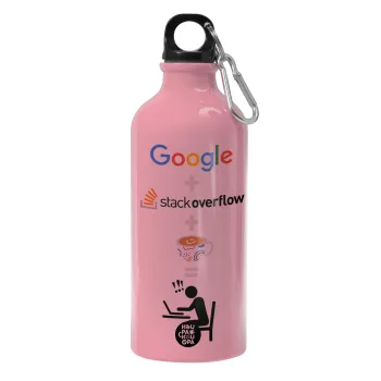 Google + Stack overflow + Coffee, Παγούρι νερού 600ml