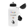 Metal water bottle, White, aluminum 500ml