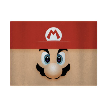 Super mario flat, Επιφάνεια κοπής γυάλινη (38x28cm)