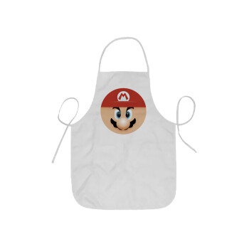 Super mario flat, Ποδιά Σεφ ολόσωμη κοντή  Παιδική (44x62cm)