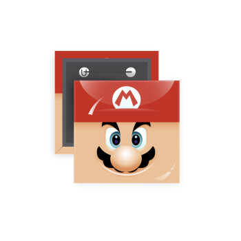 Super mario flat, Κονκάρδα παραμάνα τετράγωνη 5x5cm