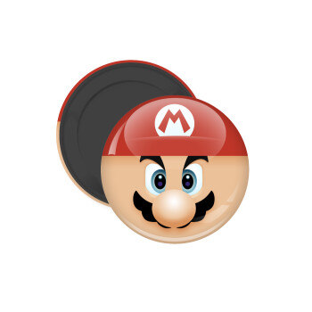 Super mario flat, Μαγνητάκι ψυγείου στρογγυλό διάστασης 5cm