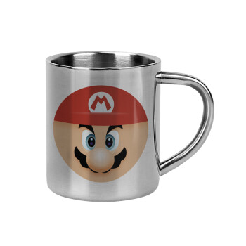 Super mario flat, Mug Stainless steel double wall 300ml