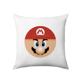 Super mario flat, Sofa cushion 40x40cm includes filling
