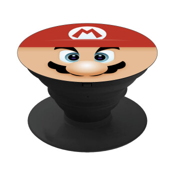Super mario flat, Phone Holders Stand  Black Hand-held Mobile Phone Holder