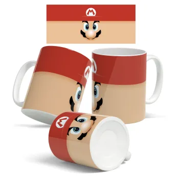Super mario flat, Κούπα, κεραμική, 330ml