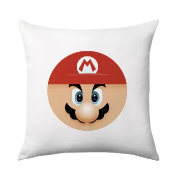 Super mario flat, Μαξιλάρι καναπέ 40x40cm περιέχεται το  γέμισμα