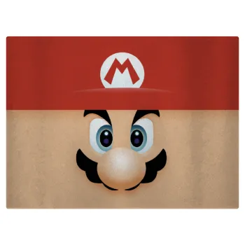 Super mario flat, Επιφάνεια κοπής γυάλινη (38x28cm)