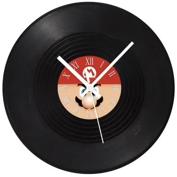 Super mario flat, Ρολόι τοίχου Βινύλιο (30cm)