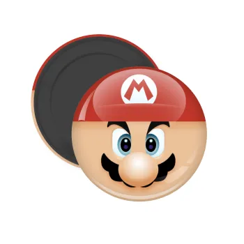 Super mario flat, Μαγνητάκι ψυγείου στρογγυλό διάστασης 5cm