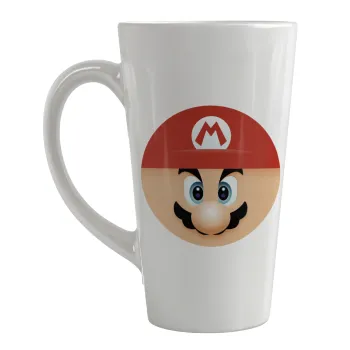 Super mario flat, Κούπα κωνική Latte Μεγάλη, κεραμική, 450ml