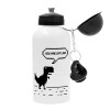 Metal water bottle, White, aluminum 500ml