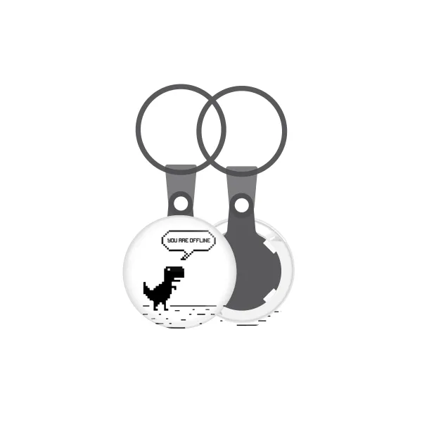 You are offline dinosaur — Mini keychain, 2.5cm