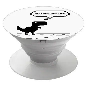 You are offline dinosaur, Phone Holders Stand  Λευκό Βάση Στήριξης Κινητού στο Χέρι