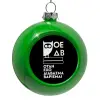 Στολίδι Χριστουγεννιάτικη μπάλα δένδρου Πράσινο 8cm
