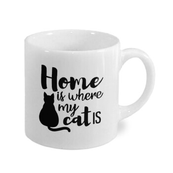 Home is where my cat is!, Κουπάκι κεραμικό, για espresso 150ml