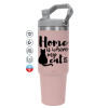 Pink color, 890ml (30oz) stainless Steel Tumbler with Handle