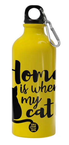 Home is where my cat is! — Water bottle 600ml