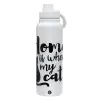 1L Stainless Steel Thermal Bottle with Phone Holder & Double Wall Insulation