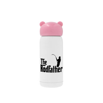 The rodfather, Ροζ ανοξείδωτο παγούρι θερμό (Stainless steel), 320ml