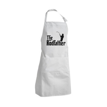 The rodfather, Adult Chef Apron (with sliders and 2 pockets)