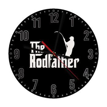 The rodfather, Ρολόι τοίχου ξύλινο (30cm)
