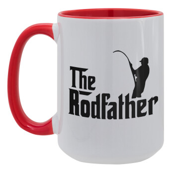 The rodfather, Κούπα Mega 15oz, κεραμική Κόκκινη, 450ml