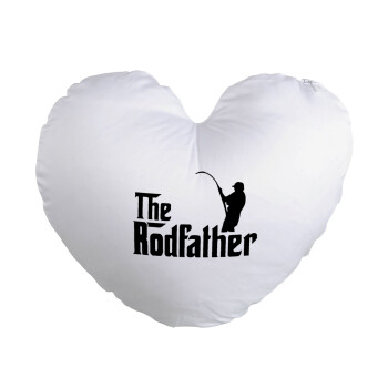 The rodfather, Μαξιλάρι καναπέ καρδιά 40x40cm περιέχεται το  γέμισμα