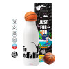 Bascetball Metal mug thermos, double wall, 550ml