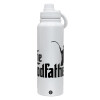 1L Stainless Steel Thermal Bottle with Phone Holder & Double Wall Insulation