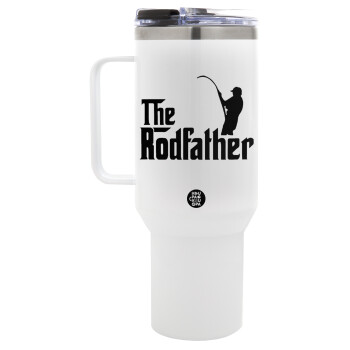 The rodfather, Mega Stainless steel Tumbler with lid, double wall 1,2L