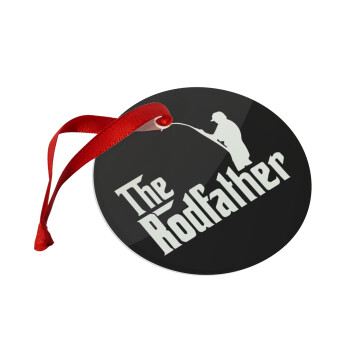 The rodfather, Χριστουγεννιάτικο στολίδι γυάλινο 9cm