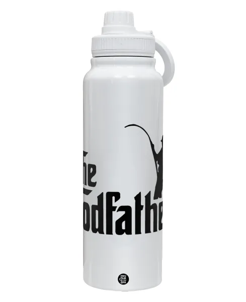 The rodfather — Θερμός 1L Ανοξείδωτο με Βάση Κινητού & Διπλά Τοιχώματα