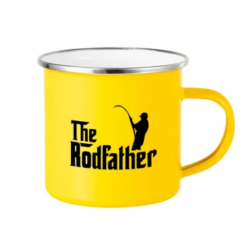 The rodfather, Yellow Enamel Metallic Cup 360ml