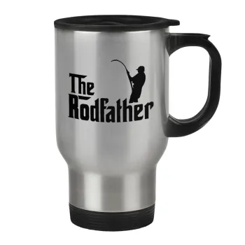 The rodfather, Κούπα ταξιδιού ανοξείδωτη με καπάκι, διπλού τοιχώματος (θερμό) 450ml