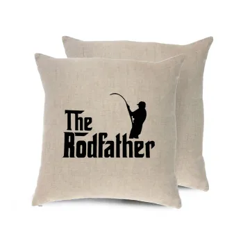 The rodfather, Μαξιλάρι καναπέ ΛΙΝΟ 40x40cm περιέχεται το  γέμισμα