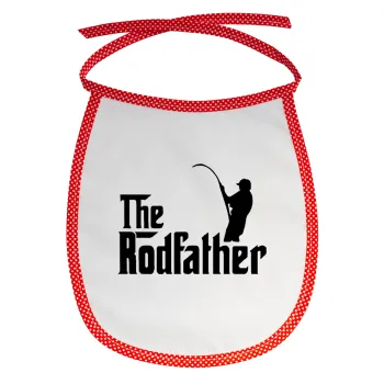 The rodfather, Σαλιάρα μωρού αλέκιαστη με κορδόνι Κόκκινη