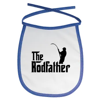 The rodfather, Σαλιάρα μωρού αλέκιαστη με κορδόνι Μπλε