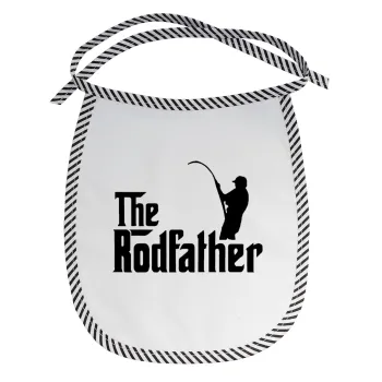 The rodfather, Σαλιάρα μωρού αλέκιαστη με κορδόνι Μαύρη