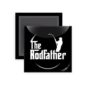 The rodfather, Μαγνητάκι ψυγείου τετράγωνο διάστασης 5x5cm