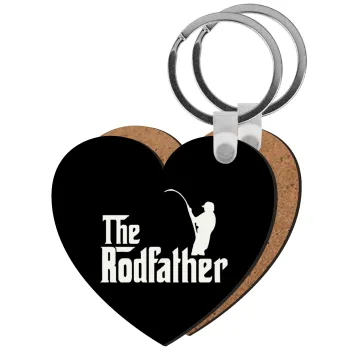 The rodfather, Μπρελόκ Ξύλινο καρδιά MDF
