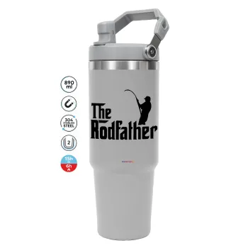 The rodfather, ΓΚΡΙ χρώματος Θερμός Ανοξείδωτο 890ml (30oz) με χερούλι